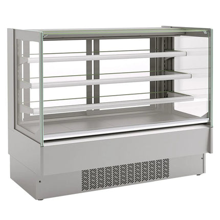 GGM Gastro Commercial cake display fridge - 365L - 1250mm - Double glazing - with 3 adjustable shelves - rear sliding doors