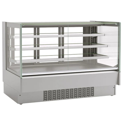 GGM Gastro Commercial cake display fridge - 548L - 1915mm - Double glazing - with 3 adjustable shelves - rear sliding doors