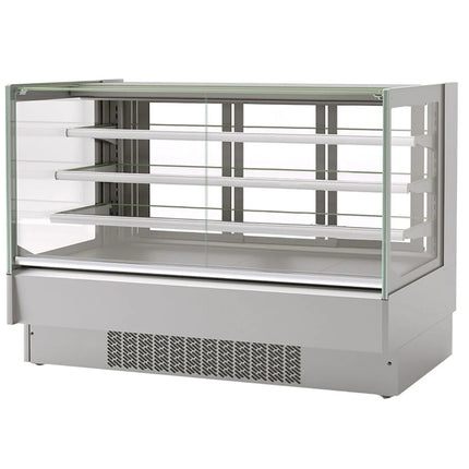 GGM Gastro Commercial cake display fridge - 548L - 1915mm - Double glazing - with 3 adjustable shelves - rear sliding doors