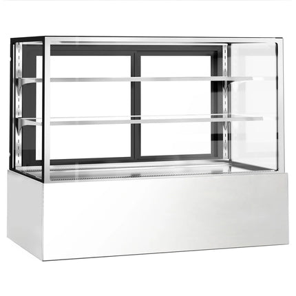 GGM Gastro Commercial cake display fridge - 598L - 1500mm - Double glazing - with 2 adjustable shelves - rear sliding doors