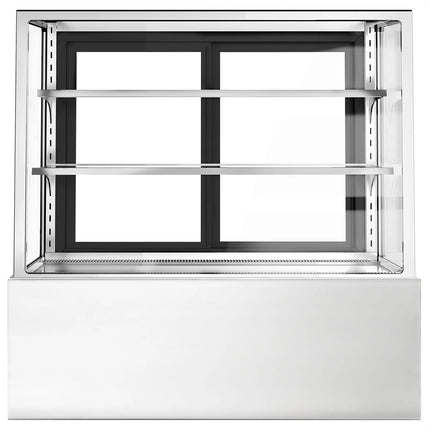 GGM Gastro Commercial cake display fridge - 598L - 1500mm - Double glazing - with 2 adjustable shelves - rear sliding doors