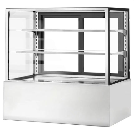 GGM Gastro Commercial cake display fridge - 598L - 1500mm - Double glazing - with 2 adjustable shelves - rear sliding doors