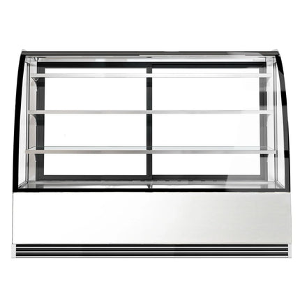 GGM Gastro Commercial cake display fridge - 633L - 1800mm - Double glazing - with 3 glass shelves - rear sliding doors - for patisserie