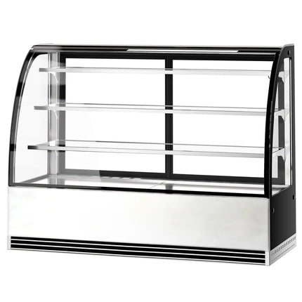 GGM Gastro Commercial cake display fridge - 633L - 1800mm - Double glazing - with 3 glass shelves - rear sliding doors - for patisserie