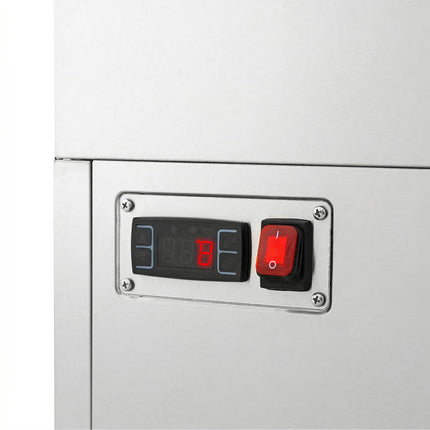 GGM Gastro Commercial cake display fridge - 686L - 1200mm - Double glazing - square - with 3 adjustable shelves - Black