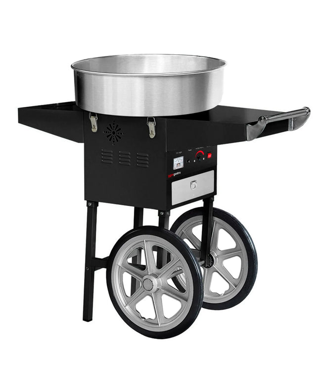 GGM Gastro Commercial Candy Floss Machine - Ø520mm - 1.08kW - Black
