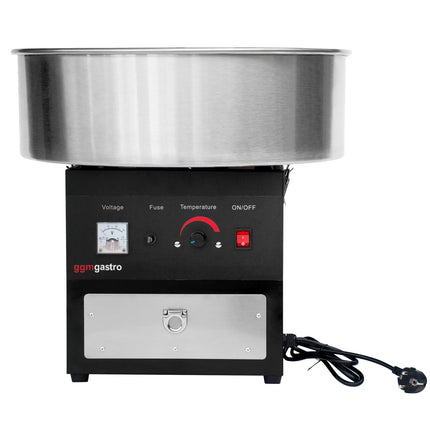 GGM Gastro Commercial Candy Floss Machine - Ø520mm - 950W - Black