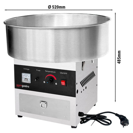 GGM Gastro Commercial Candy Floss Machine - Ø520mm - 950W - Stainless Steel