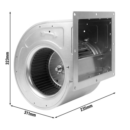 GGM Gastro Commercial Centrifugal Extraction Fan 1500 m³/h - 230V - for Fan Box