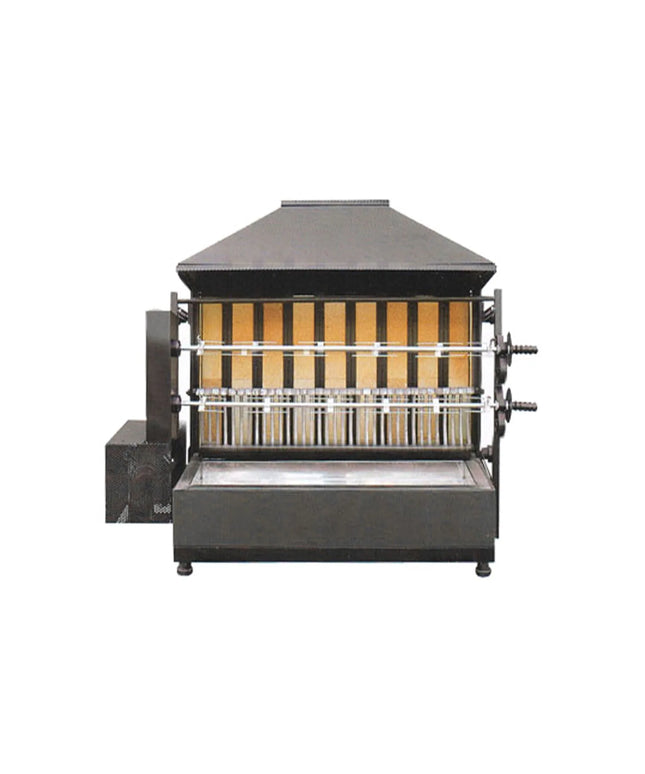 GGM Gastro Commercial Charcoal Rotisserie Chicken Grill - with 2 Skewers for up to 10 chickens