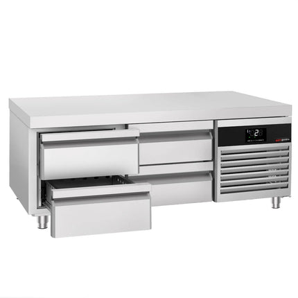 GGM Gastro Commercial Chef Base PREMIUM - -2 to +8°C - 1400mm - 4 Drawer