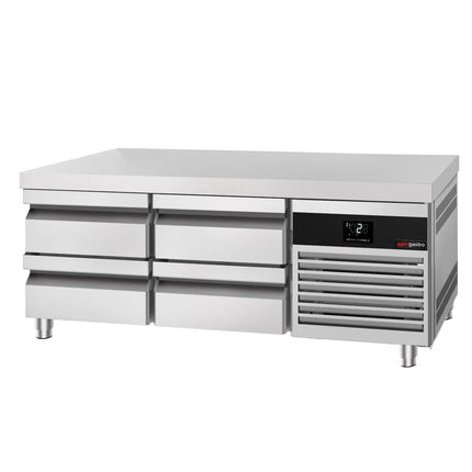 GGM Gastro Commercial Chef Base PREMIUM - -2 to +8°C - 1400mm - 4 Drawer