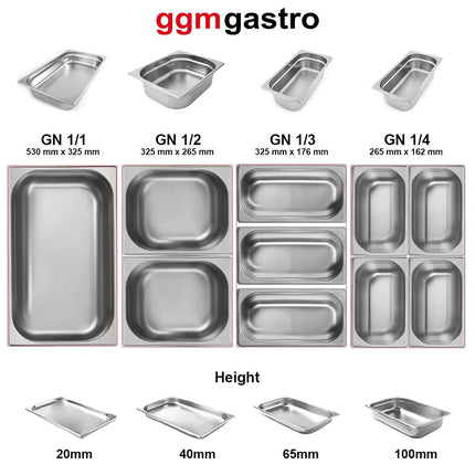 GGM Gastro Commercial Chef Base PREMIUM - -2 to +8°C - 1400mm - 4 Drawer