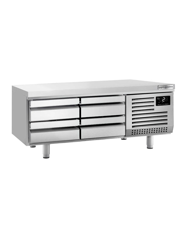 GGM Gastro Commercial Chef Base PREMIUM PLUS - -2 to +8°C - 1600mm - 4 Drawer - 4x GN 1/1