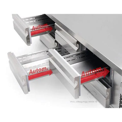 GGM Gastro Commercial Chef Base PREMIUM PLUS - -2 to +8°C - 2000mm - 6 Drawer - 6x GN 1/1