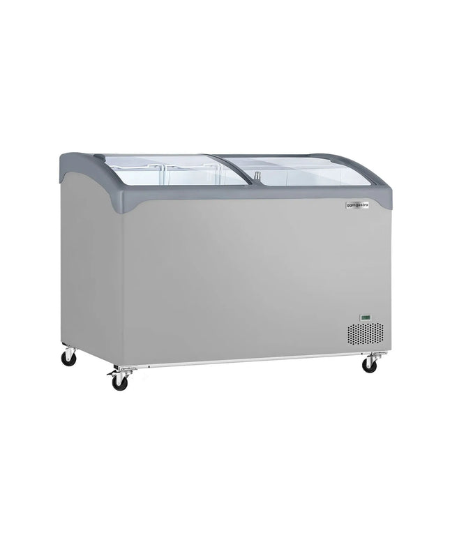 GGM Gastro Commercial Chest Freezer - 1320x650mm - 286 L - With 2 Sliding Glass Lids - For UK