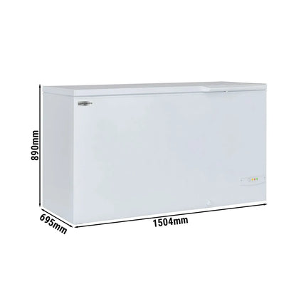 GGM Gastro Commercial Chest Freezer - 1504x695mm - 388 L - Plastic Lid - incl. separating grid