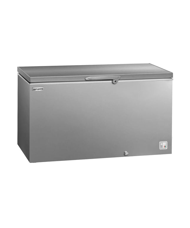 GGM Gastro Commercial Chest Freezer - 1504x695mm - 466 L - Stainless Steel Lid - For UK