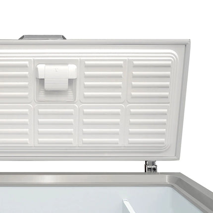 GGM Gastro Commercial Chest Freezer - 1504x695mm - 466 L - Stainless Steel Lid - For UK