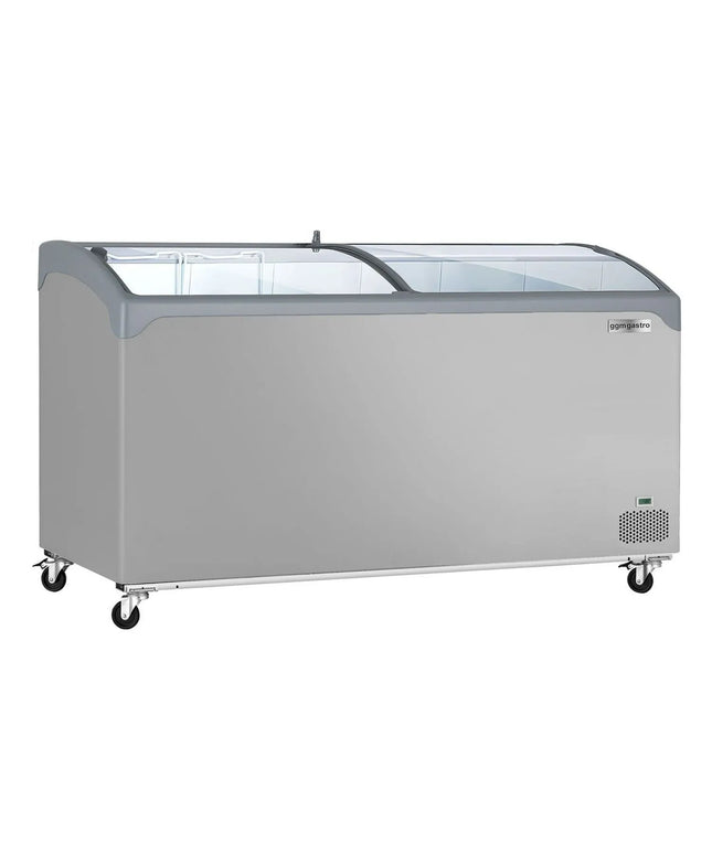 GGM Gastro Commercial Chest Freezer - 1570x650mm - 352 L - With 2 Sliding Glass Lids - For UK