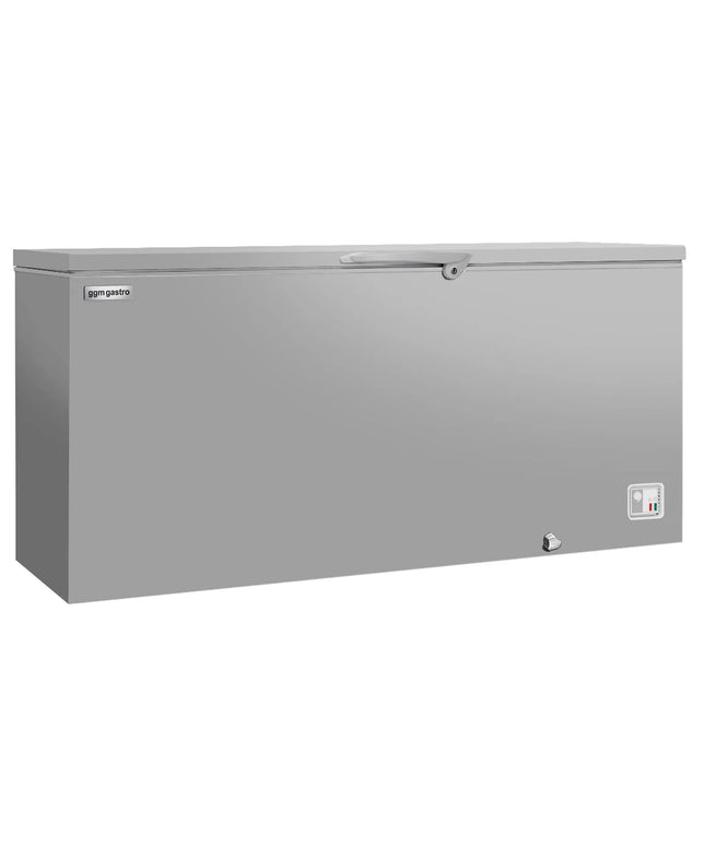 GGM Gastro Commercial Chest Freezer - 1804x695mm - 534 L - Stainless Steel Lid - incl. separating grid - For UK