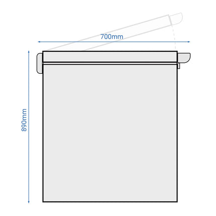 GGM Gastro Commercial Chest Freezer - 984x700mm - 227 L - Plastic Lid - incl. separating grid - For UK