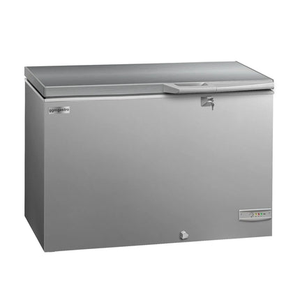 GGM Gastro Commercial Chest Freezer - 984x700mm - 236 L - Stainless Steel Lid - incl. separating grid - For UK