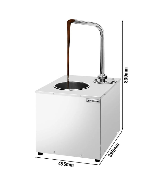 GGM Gastro Commercial Chocolate Dispenser - 5kg - 0.95kW - with 1 tap