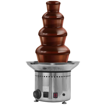 GGM Gastro Commercial Chocolate Fountain -  Cascade Waterfall -  230W - 4-Tier - Capacity: 5kg - Height: 600mm