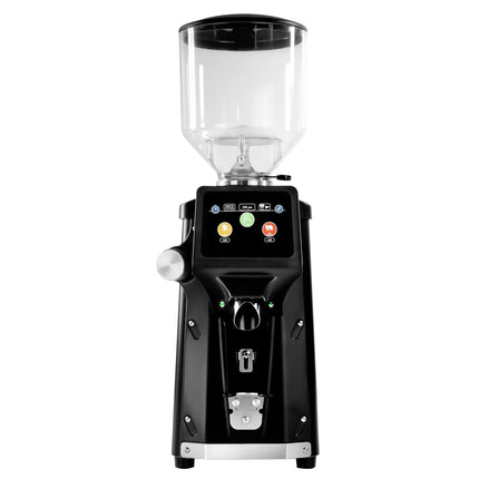 GGM Gastro Commercial Coffee Grinder - 1.2kg - Ø 75mm Flat Burrs - Portafilter-Activated - On Demand - Direct to Portafilter - Black