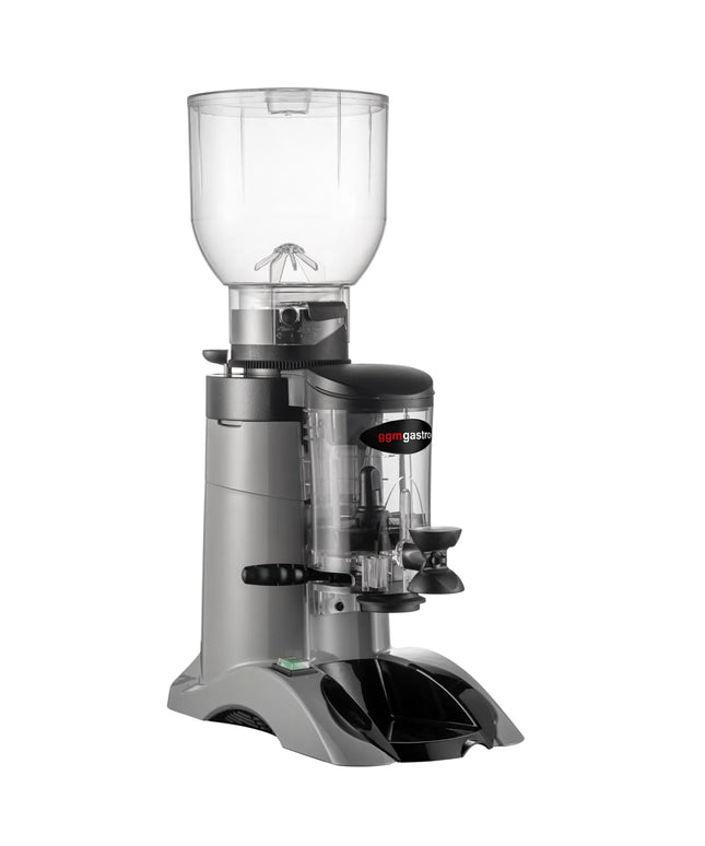 GGM Gastro Commercial Coffee Grinder - 2kg - 63dB - with Dispenser (Doser) - Grey