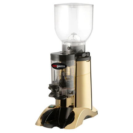 GGM Gastro Commercial Coffee Grinder - 2kg - with Dispenser (Doser) - Gold