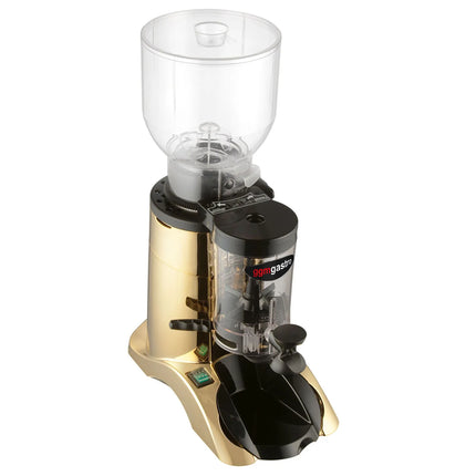 GGM Gastro Commercial Coffee Grinder - 2kg - with Dispenser (Doser) - Gold