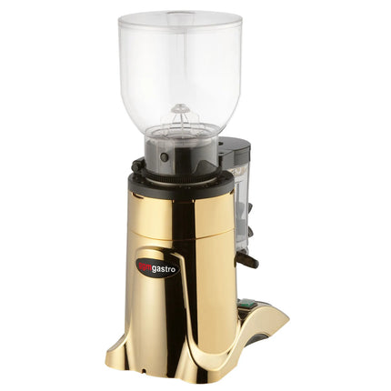 GGM Gastro Commercial Coffee Grinder - 2kg - with Dispenser (Doser) - Gold