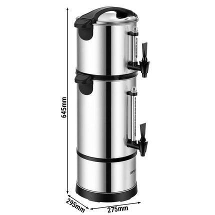GGM Gastro Commercial Coffee Percolator - Manual Fill - 6L - 1.2kW - approx 9464 ml