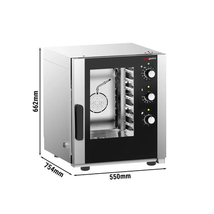 GGM Gastro Commercial Combi Oven - Manual Controls - 5x GN 2/3