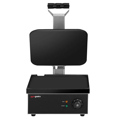 GGM Gastro Commercial Contact Grill - Heavy Duty Panini Press - 2.2kW - plates: smooth top & bottom - grill area: 350x330mm