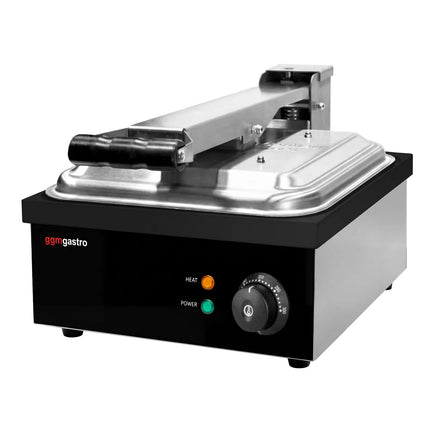 GGM Gastro Commercial Contact Grill - Heavy Duty Panini Press - 2.2kW - plates: smooth top & bottom - grill area: 350x330mm