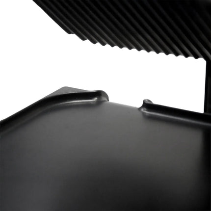 GGM Gastro Commercial Contact Grill - Heavy Duty Panini Press - 2.2kW - plates: ribbed top & smooth bottom - grill area: 350x330mm