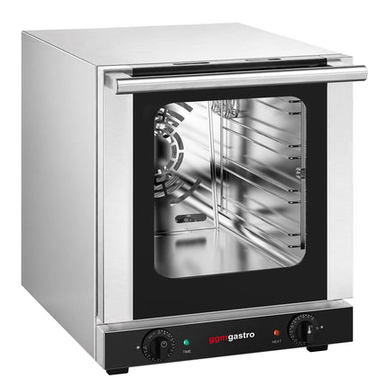 GGM Gastro Commercial Convection Oven – Manual Controls – for 4 × GN 1/2 – with Timer – incl. 3 Baking Trays