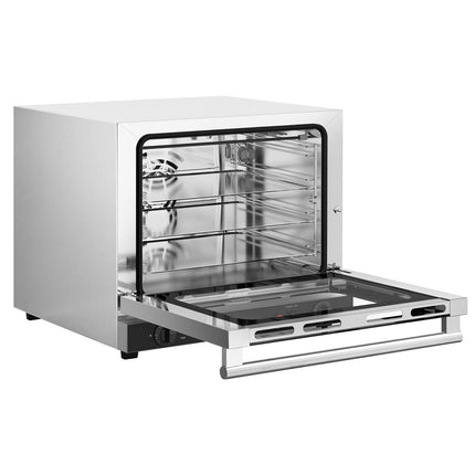 GGM Gastro Commercial Convection Oven with Steam Injection – Manual Controls – for 4 × 430 × 315 mm – with Timer – incl. 3 Baking Trays