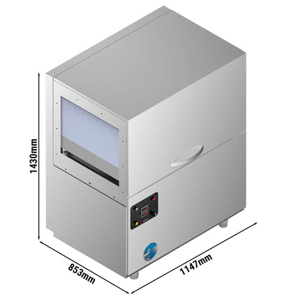 GGM Gastro Commercial Conveyor Dishwasher - Digital - 11.25kW - with Integral Detergent & Rinse Aid Pumps