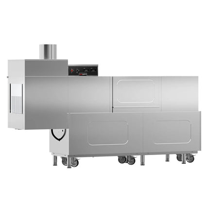 GGM Gastro Commercial  Conveyor Dishwasher - Digital - 31 kW - 380V - 2000 Plates/Hour - with Dryer - Right Infeed - with Infeed Table - Belt System