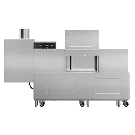 GGM Gastro Commercial  Conveyor Dishwasher - Digital - 31 kW - 380V - 2000 Plates/Hour - with Dryer - Right Infeed - with Infeed Table - Belt System