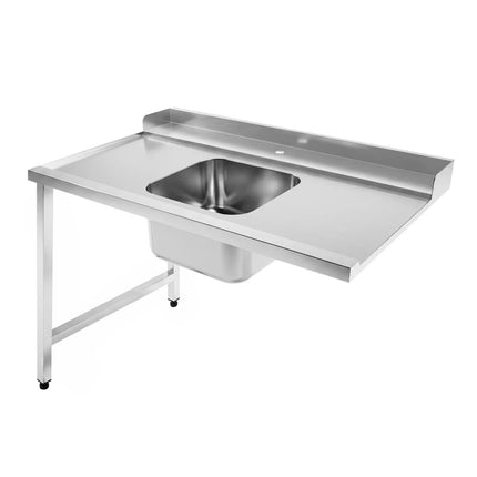 GGM Gastro Commercial Conveyor Dishwasher - Digital - 47kW - with Dryer - with Integral Detergent & Rinse Aid Pumps - with Left-hand Feed Table