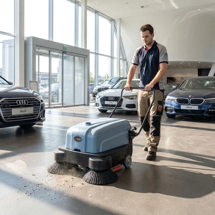 GGM Gastro Commercial Cordless Floor Sweeper - Work Rate 4500m²/h
