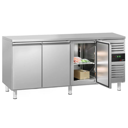 GGM Gastro Commercial Counter Freezer ECO - 1795x700mm - with 3 doors - capacity 417 litres
