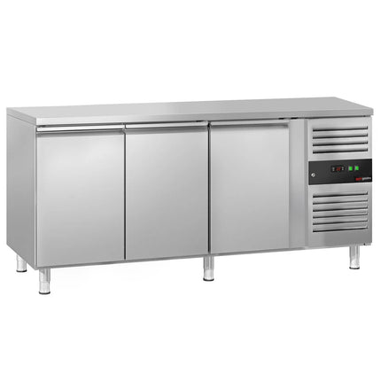 GGM Gastro Commercial Counter Freezer ECO - 1795x700mm - with 3 doors - capacity 417 litres