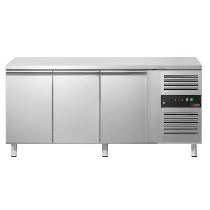 GGM Gastro Commercial Counter Freezer ECO - 1795x700mm - with 3 doors - capacity 417 litres