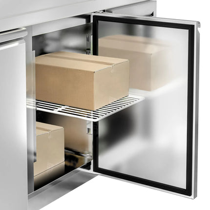 GGM Gastro Commercial Counter Freezer ECO - 1795x700mm - with 3 doors - capacity 417 litres